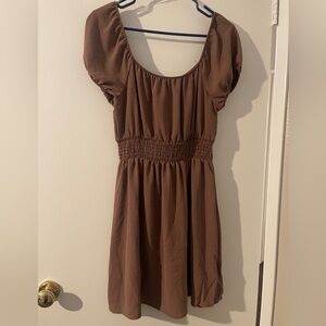 Brown ‘Discreet’ Dress, Size Large